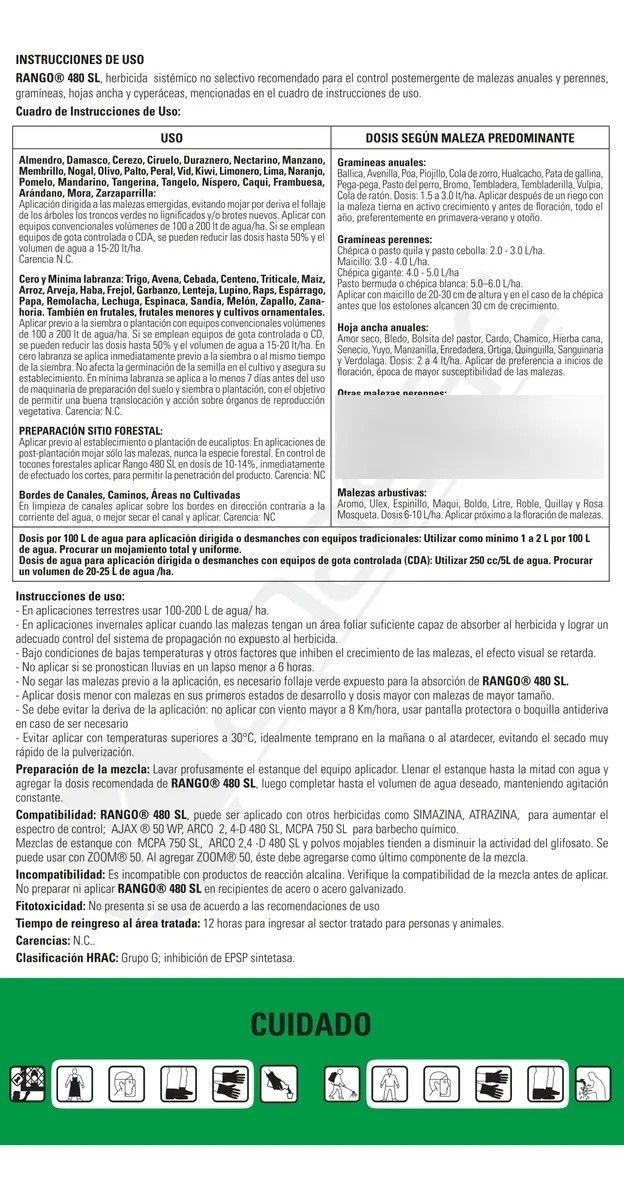 Matamalezas Rango 480 Sl 1 L + Matamalezas Aliado Wg 8g-4