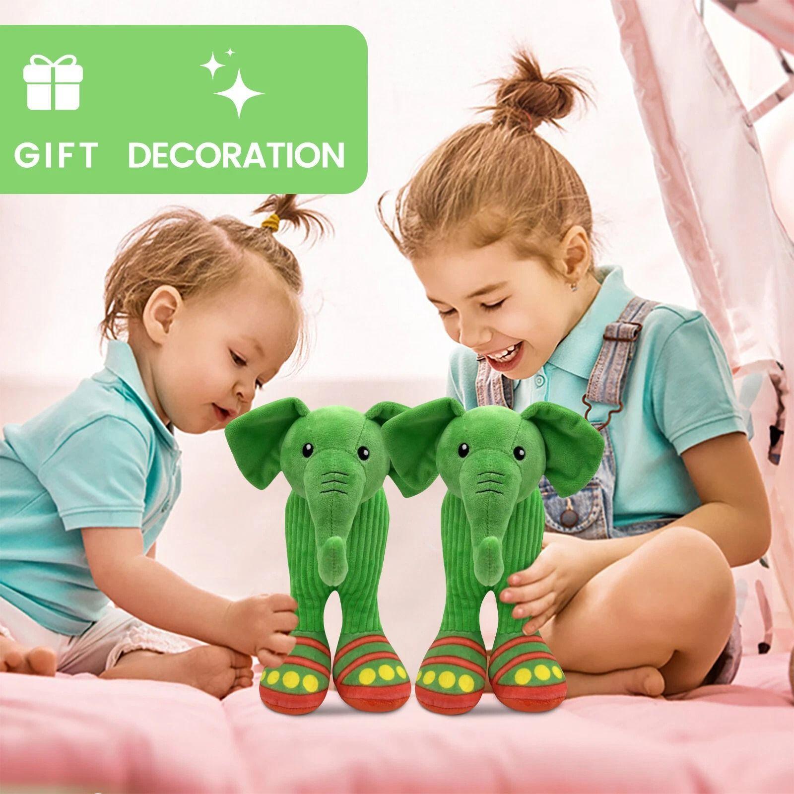 Lirili Larila Peluche Elefante Verde-3