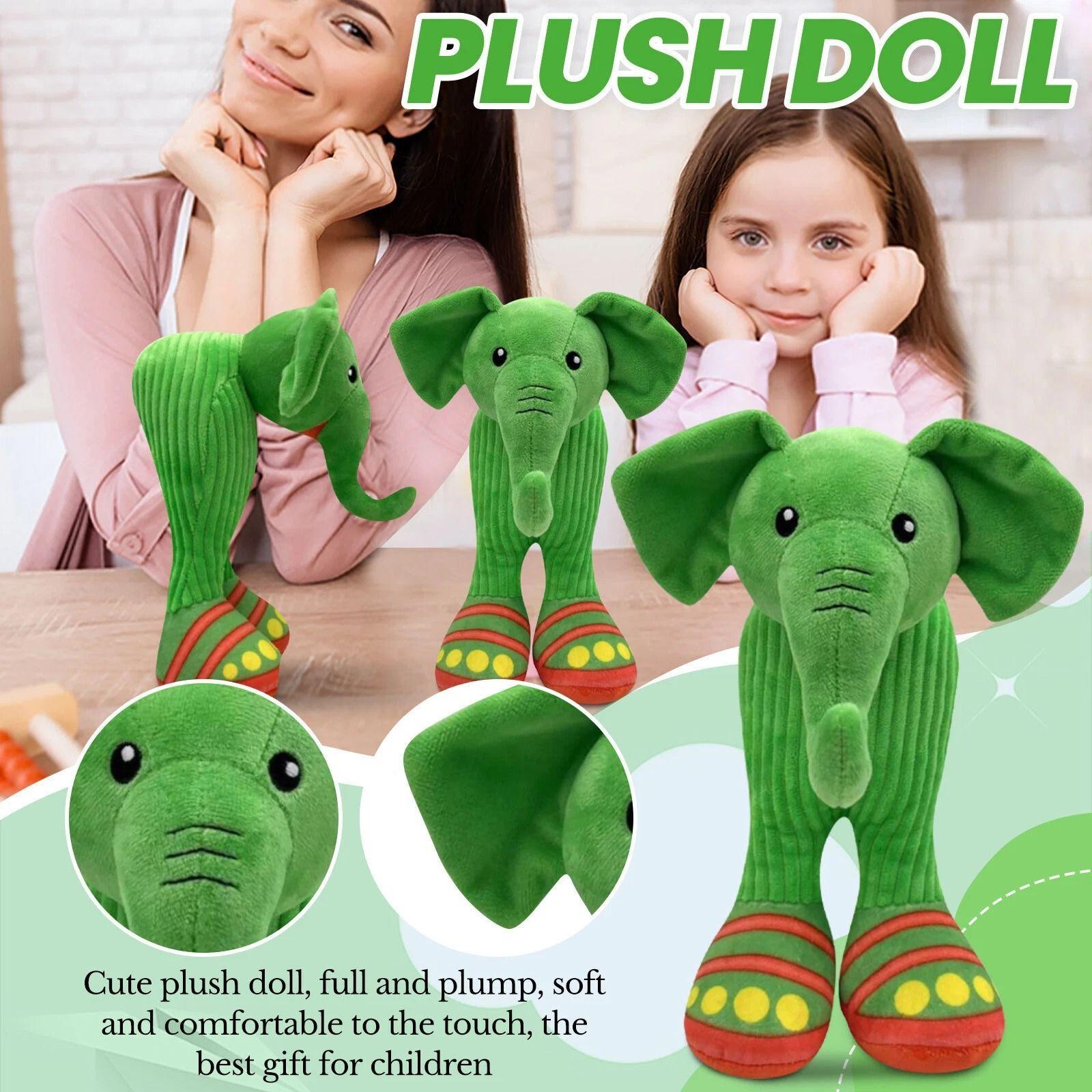 Lirili Larila Peluche Elefante Verde-4