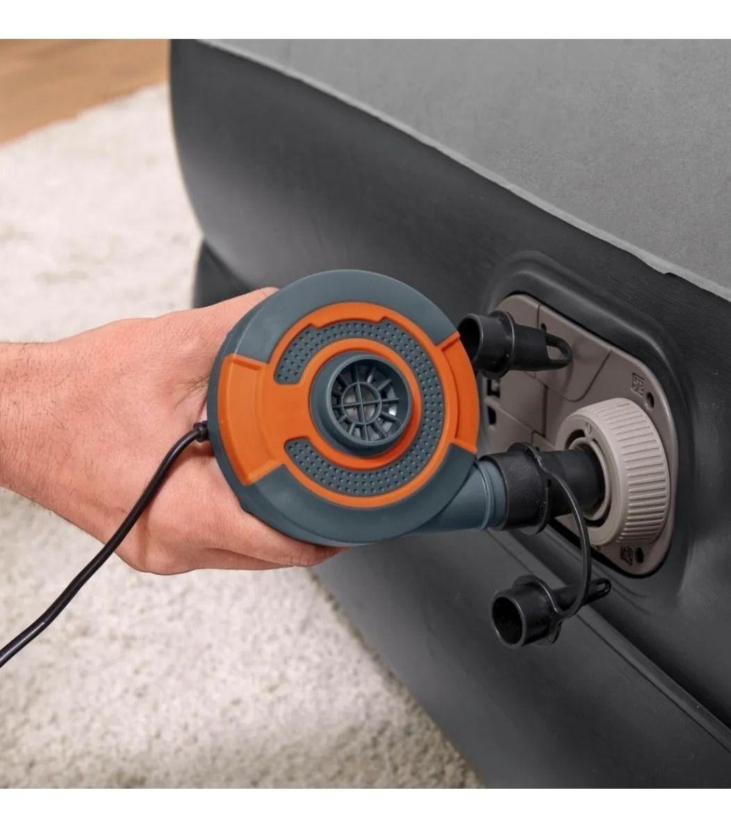 Colchón Inflable 2 Plazas Con Inflador Eléctrico Bestway-5