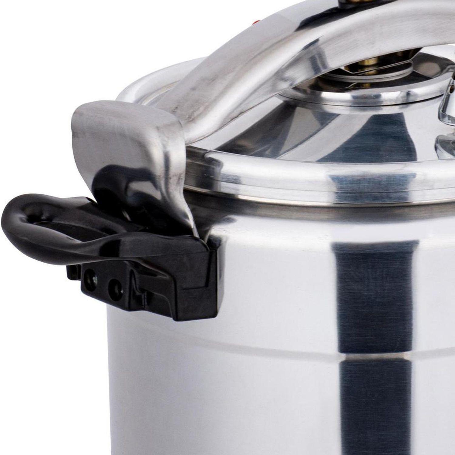 Olla A Presión Fantuzzi 10 Litros Comprezzo Aluminio Color Gris-3