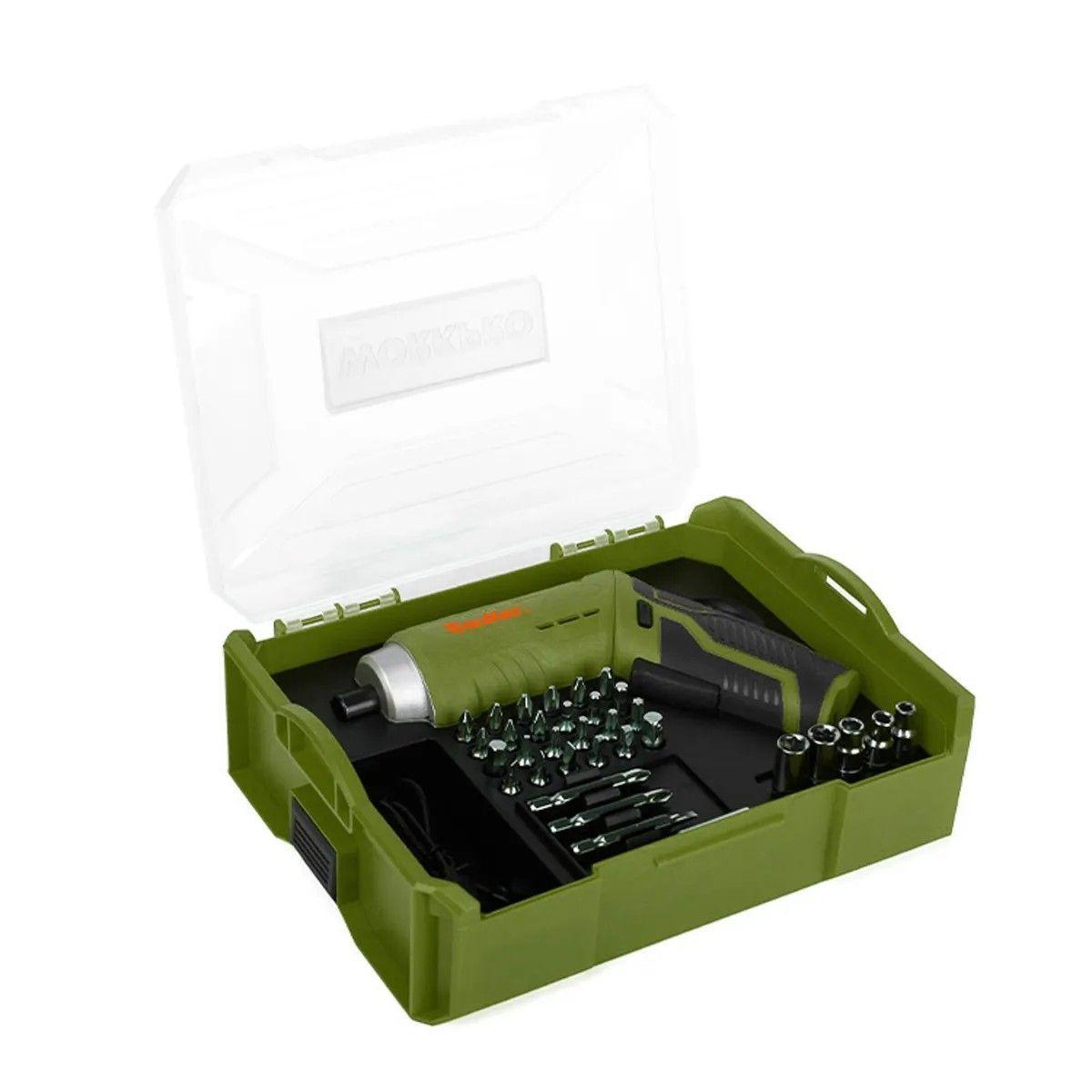 Atornillador 4v+ 34 Accesorios Bauker-2
