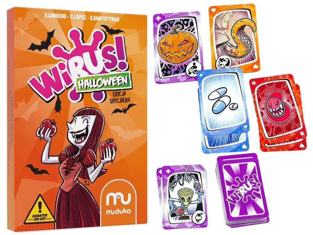 Pack Juego De Cartas Virus - Virus 1 +Virus 2 + HALLOWEEN-3