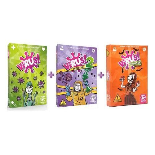 Pack Juego De Cartas Virus - Virus 1 +Virus 2 + HALLOWEEN-5