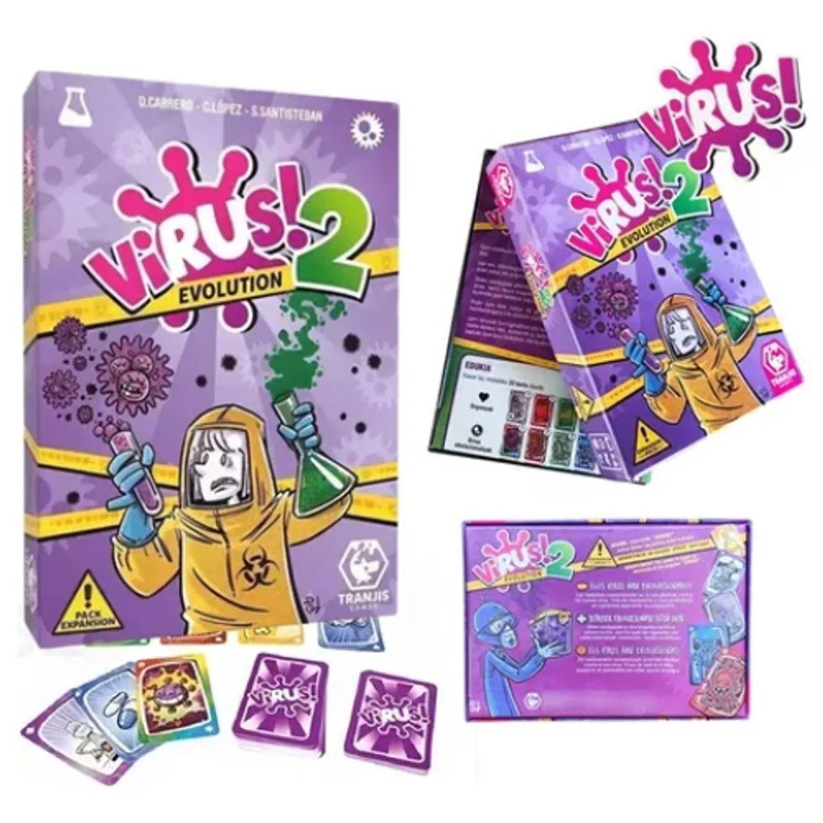 Pack Juego De Cartas Virus - Virus 1 +Virus 2 + HALLOWEEN-2