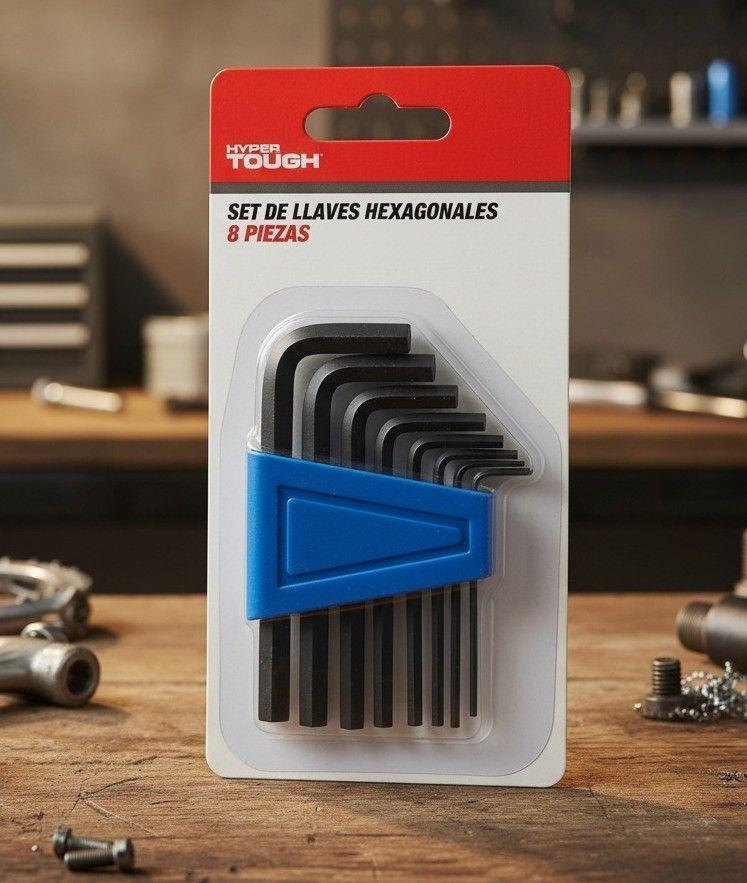 Set 8 Llaves Hexagonales  Hyper Tough-3