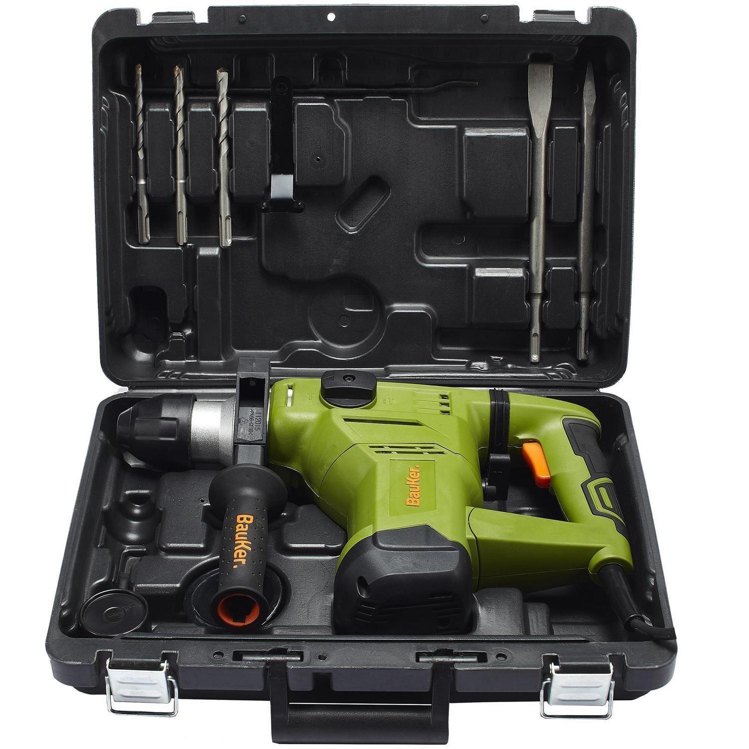 Rotomartillo Eléctrico 1500w Bauker-4