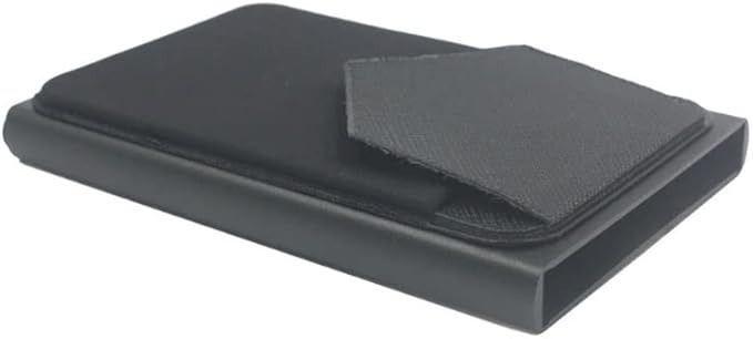 Tarjetero Billetera Porta Tarjetas Con Bolsillo Metalico-2