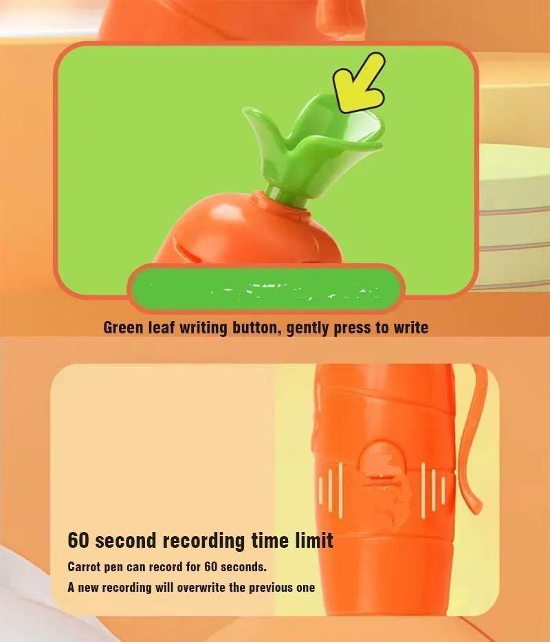 Bolígrafo Grabadora De Voz Zanahoria Zootopia -2