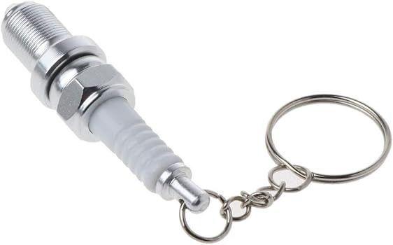 Llavero Metálico Tipo Bujía Con Luz Led Para Regalo Tun Ning-5