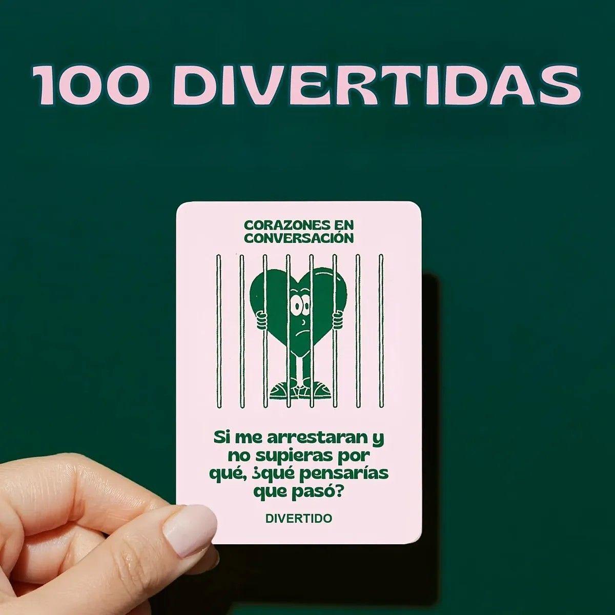 Juego De Cartas Corazones En Conversación-3