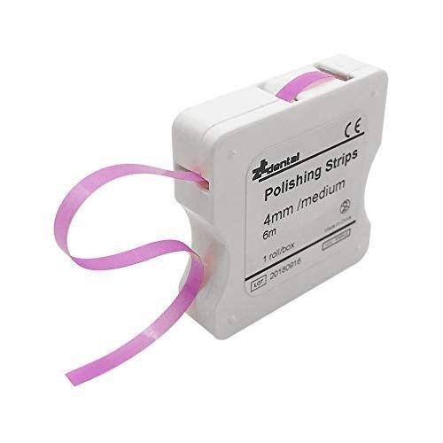 Rollo Hilo Pulido Dental 6 Mt Polishing Strips Medio Rosado-2
