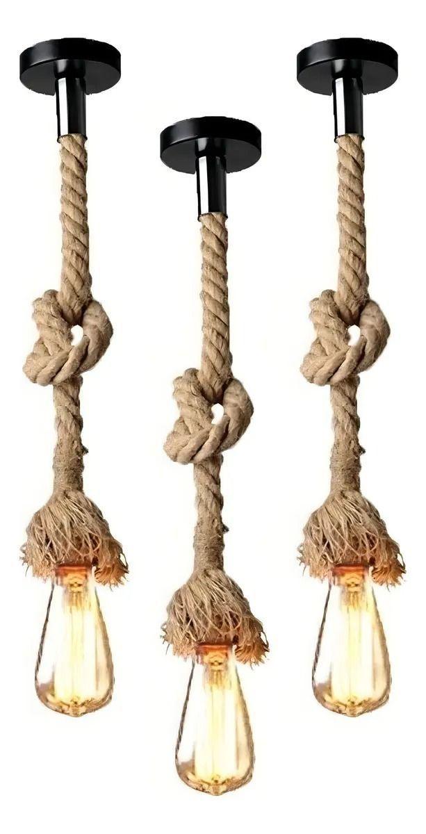 Lampara colgante vintage, rusticas para techo living-2