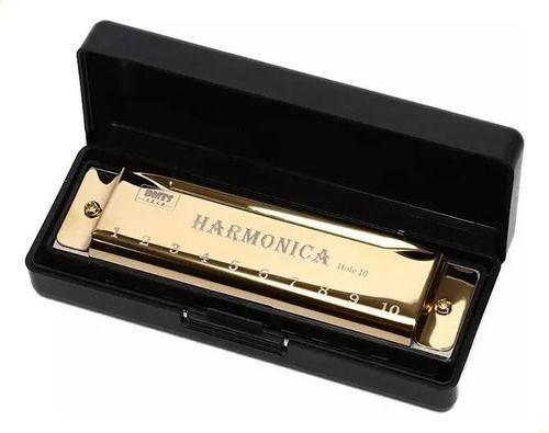 Armónica Instrumento De Aire 10 Agujeros-2