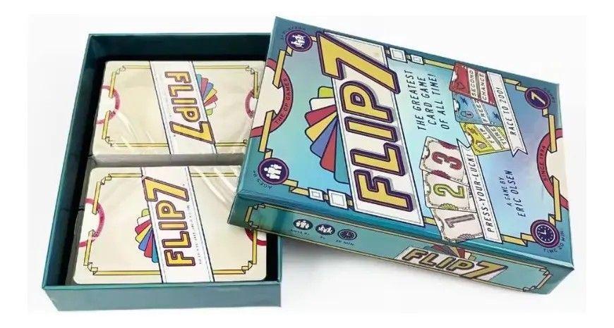 Juego De Cartas Flip 7 Estratégico Y Explosivo Caja Dura-2