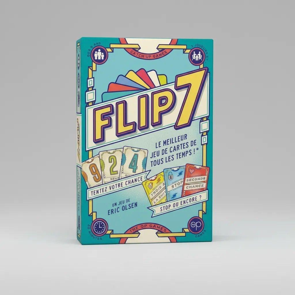 Juego De Cartas Flip 7 Estratégico Y Explosivo Caja Dura-5