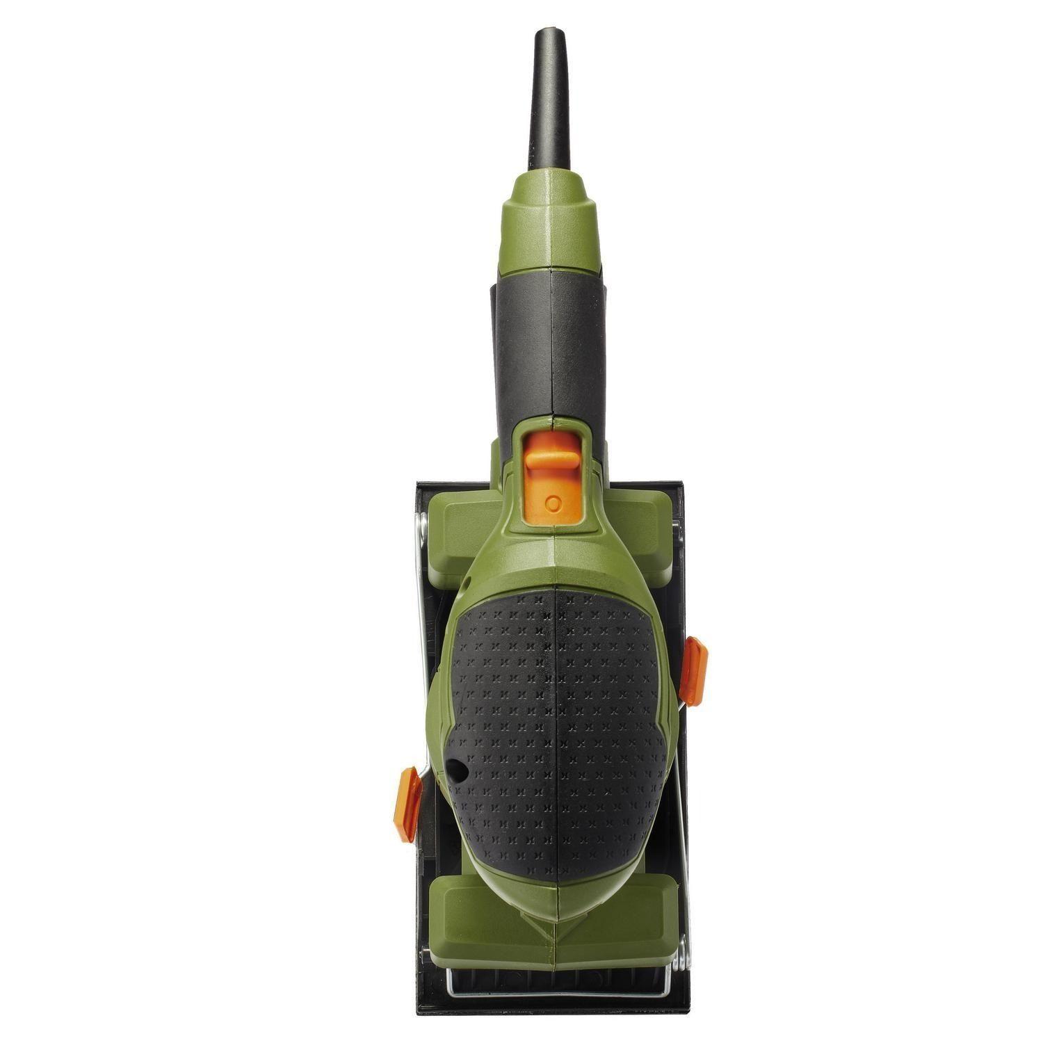 Lijadora Palma Orbital Eléctrica 200w 1/3 Bauker Color Verde-4