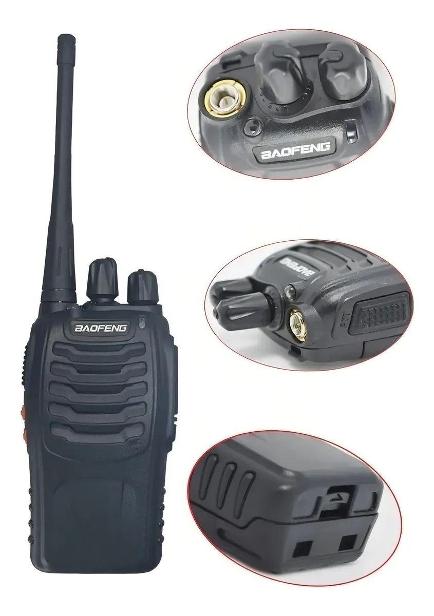 Pack 2 Radios Transmisor Walkie Talkie Baofeng-3
