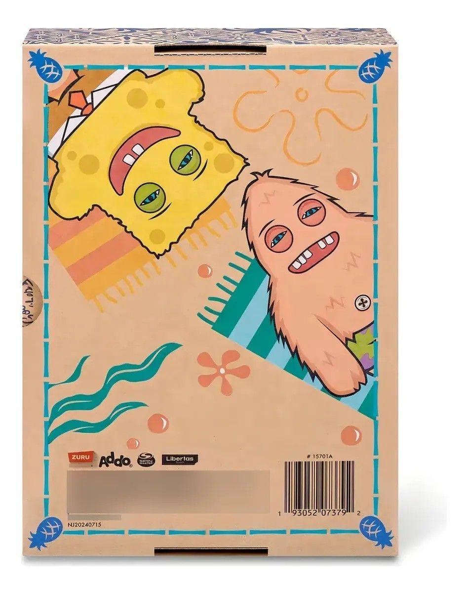 Peluche Fuggler Bob Esponja De Zuru Color Amarillo-3