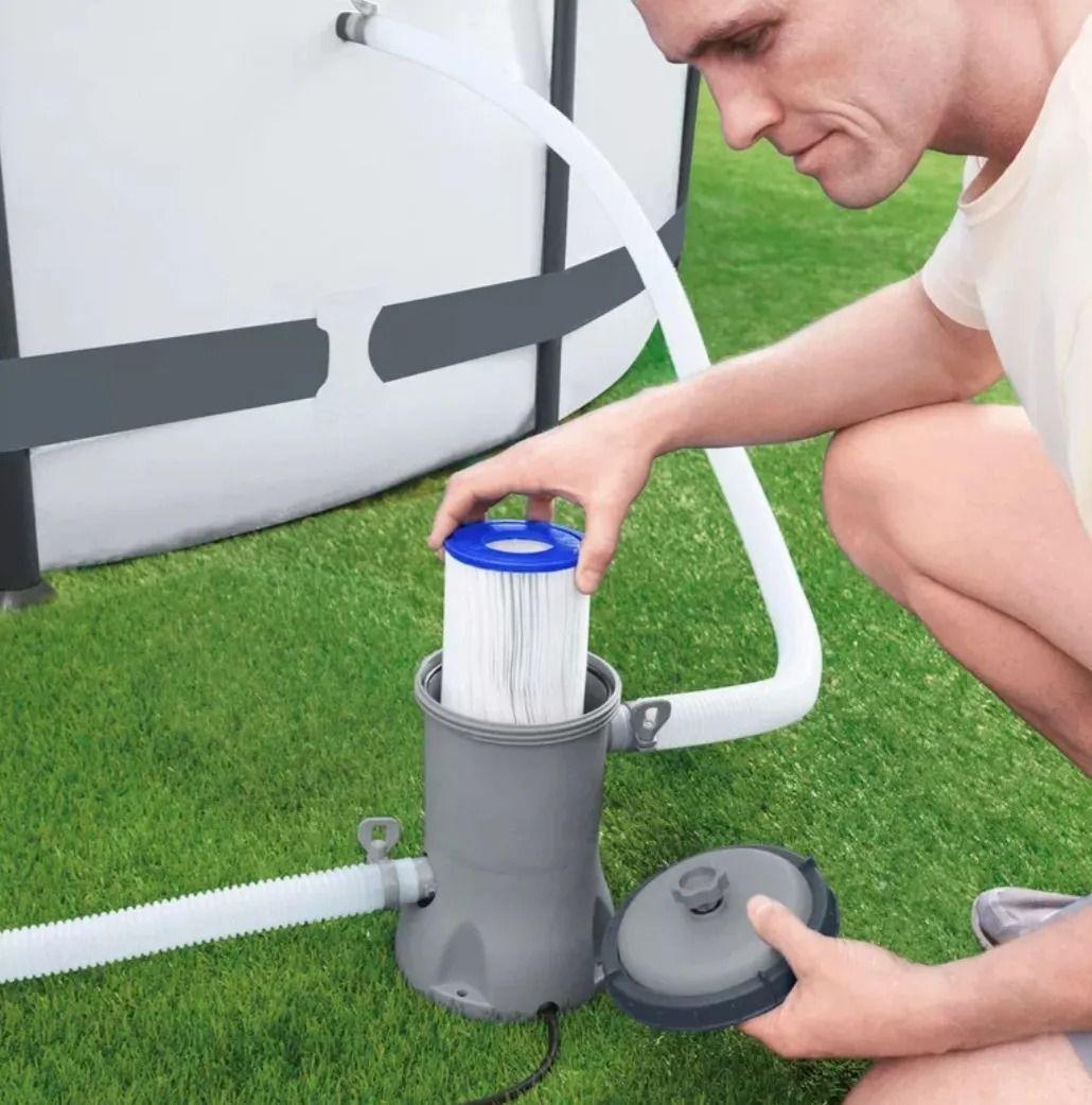 Bomba Para Piscina Con Filtro 2006lt/hora 220v Bestway-5