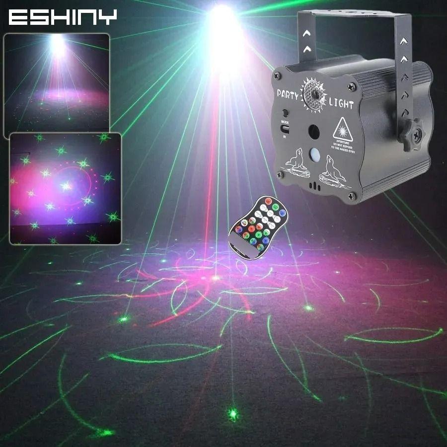 Luz Disco Led Rgb Láser Proyector Disco Fiestas 60 Patrones-3
