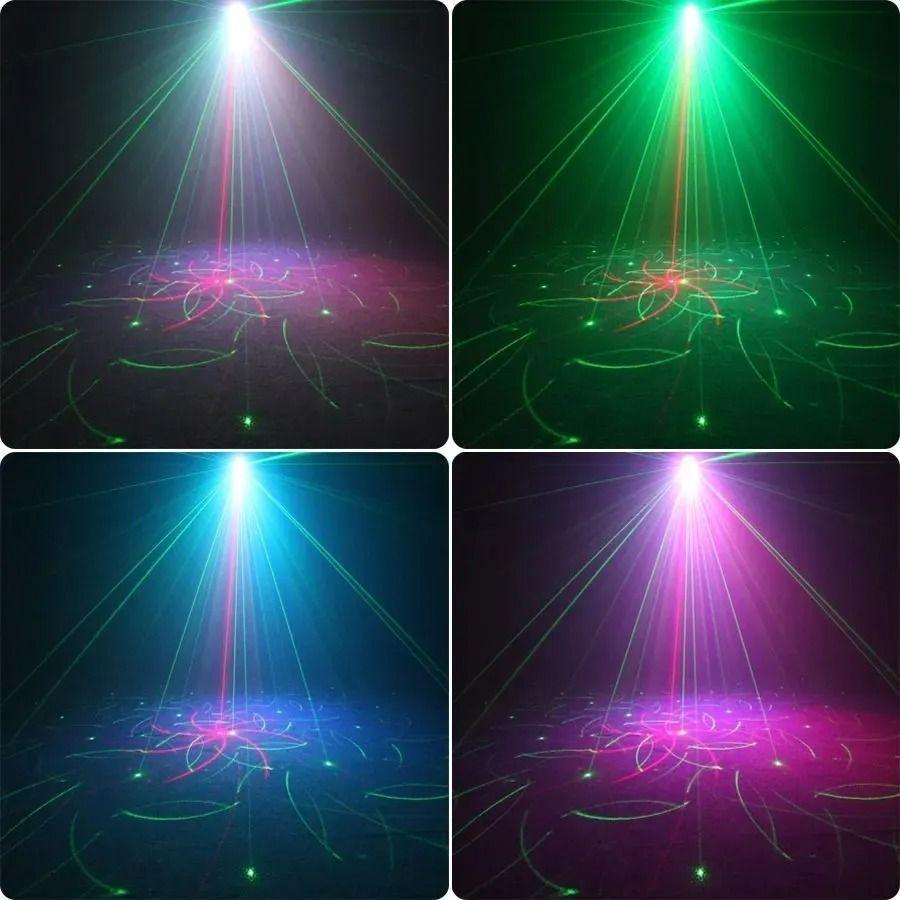 Luz Disco Led Rgb Láser Proyector Disco Fiestas 60 Patrones-5