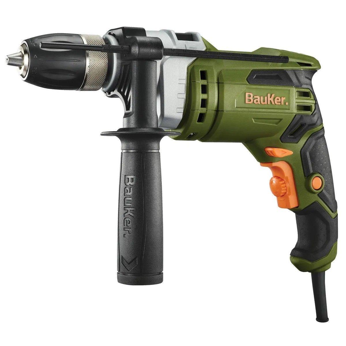 Taladro Percutor Eléctrico 900 W Con 73 Accesorios Bauker-3