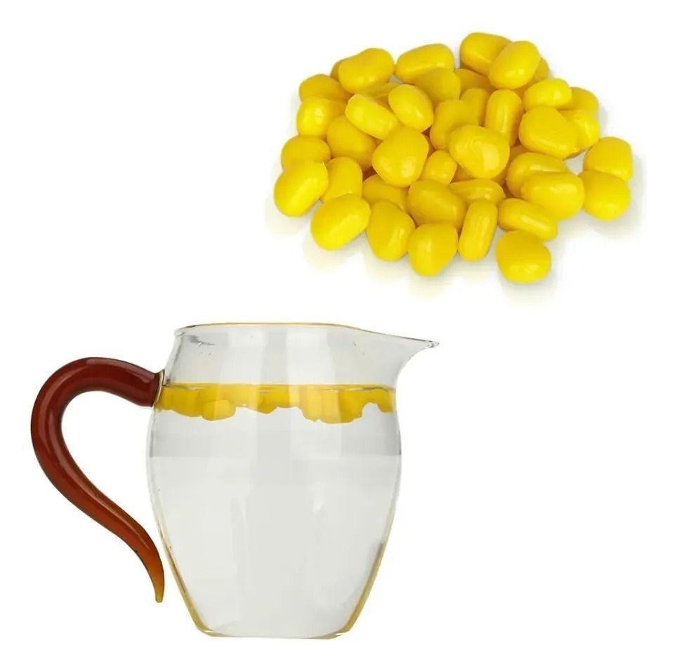 Pack 100 Cebo Blando Pesca Maíz Choclo Silicona-3