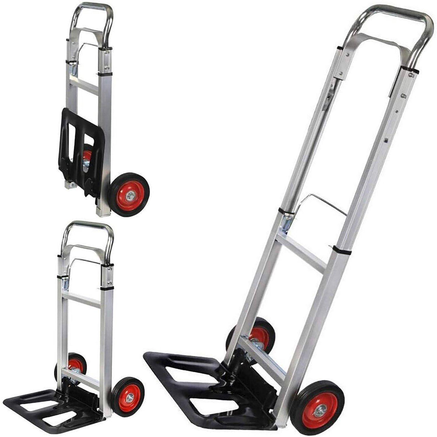 Carro Plegable De Mano De Carga Aluminio Tipo Yegua 90 Kilos-1