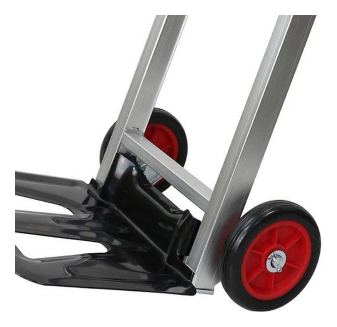 Carro Plegable De Mano De Carga Aluminio Tipo Yegua 90 Kilos-2