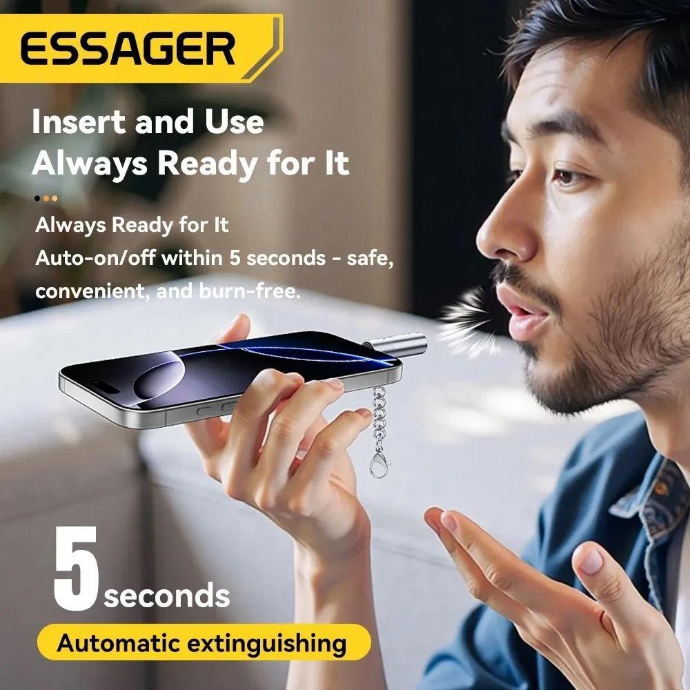 Encendedor Llavero Usb-c Essager De Tungsteno-7