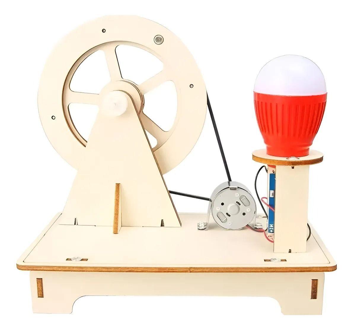 Kit Tarea Escolar Experimento Mini Generador Electricidad-0