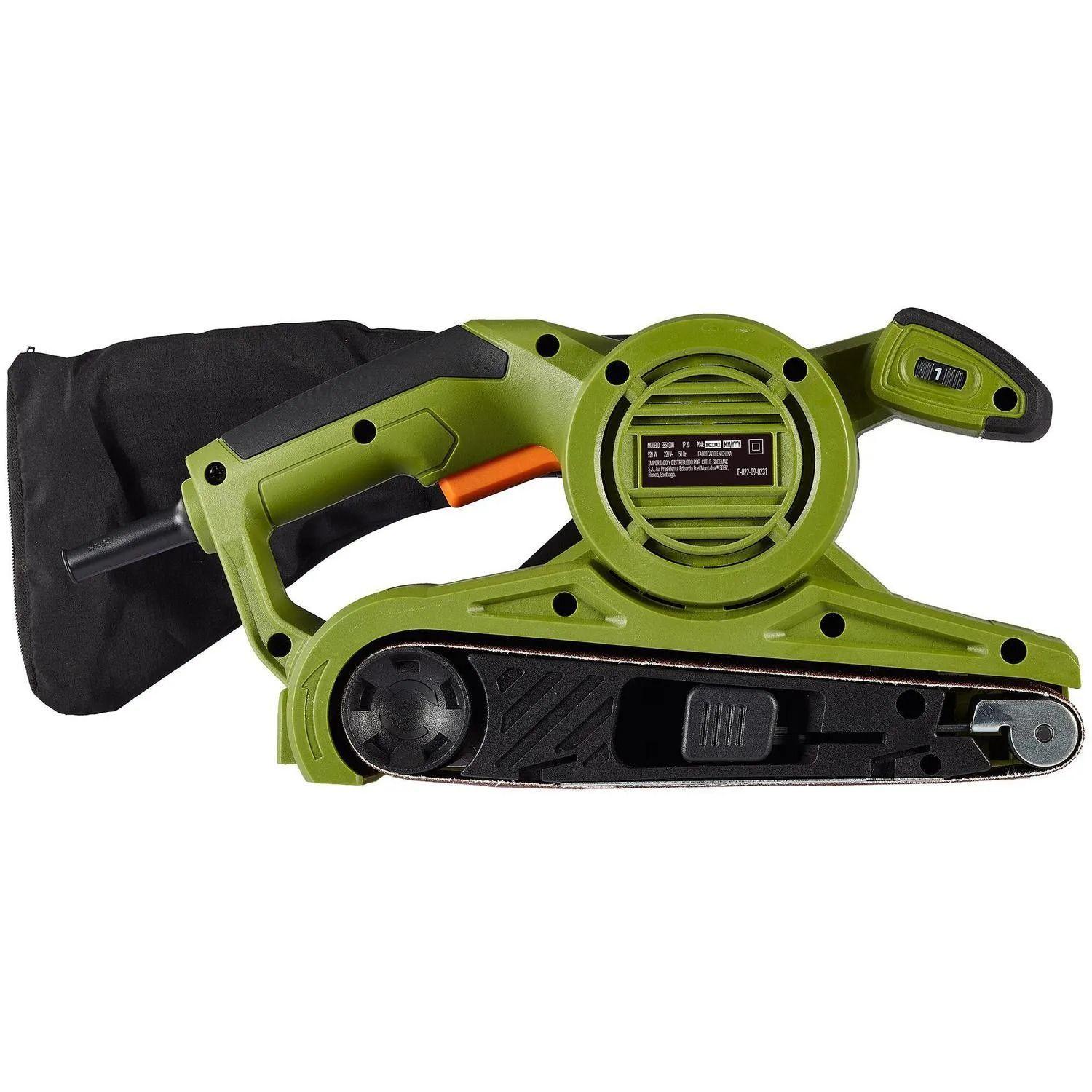 Lijadora De Banda Eléctrica Bauker 920w Color Verde Oscuro Frecuencia 50 Hz-2