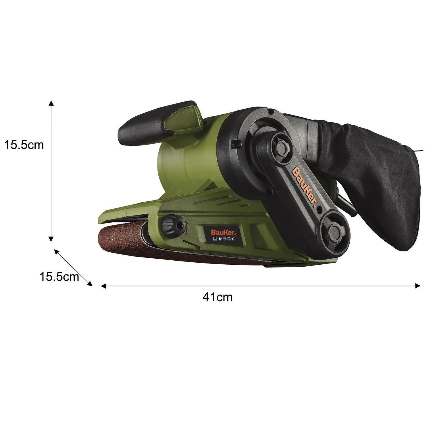 Lijadora De Banda Eléctrica Bauker 920w Color Verde Oscuro Frecuencia 50 Hz-6