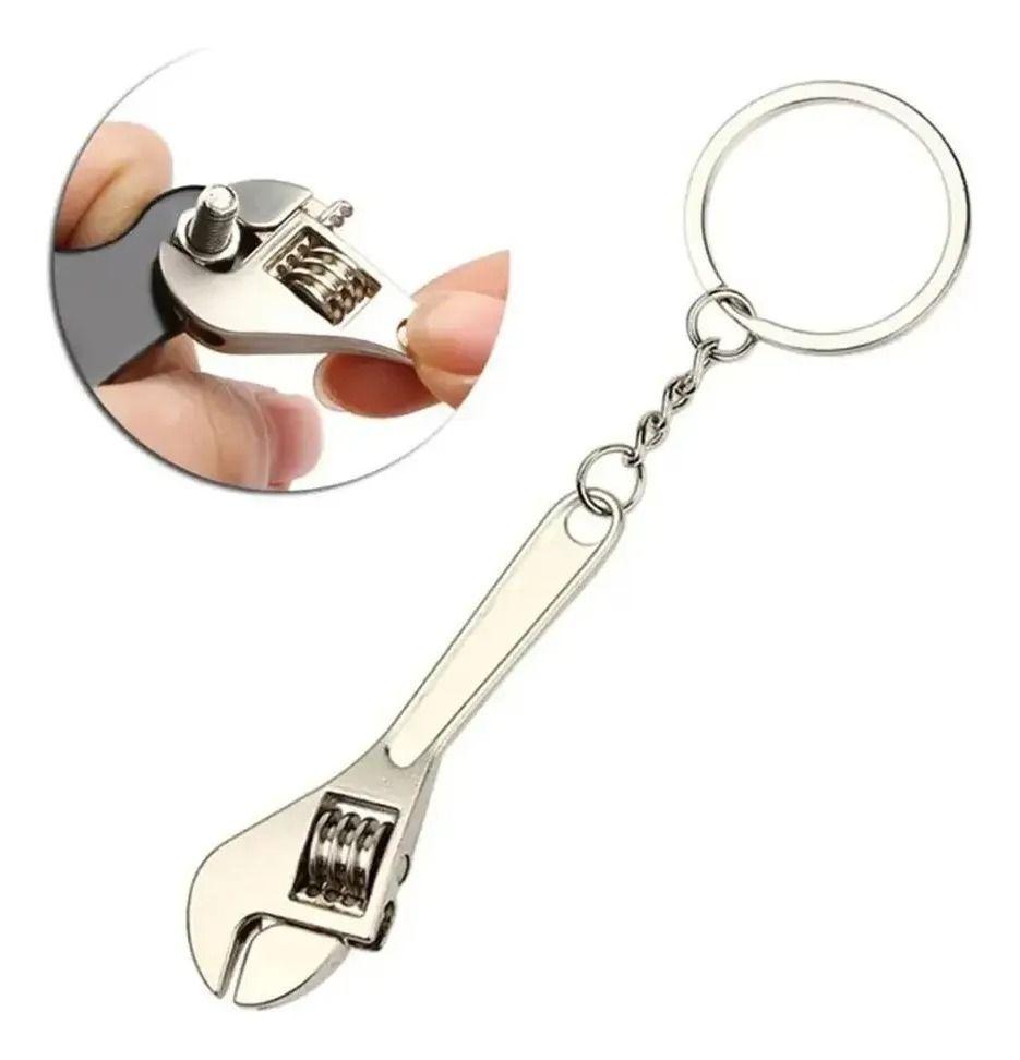Llavero Metálico Llave Francesa Regalo Herramienta Maestros-2