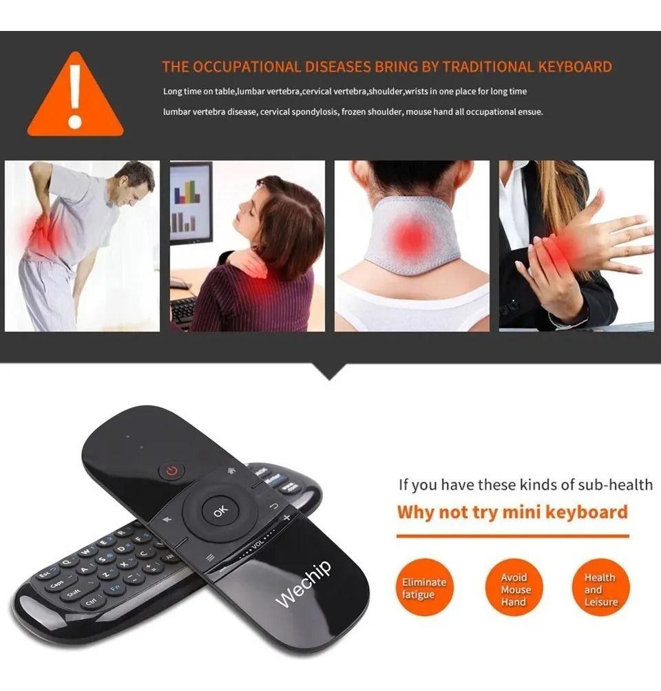 Control Teclado Inalámbrico Remoto Wechip Air Mouse 2.4g-4