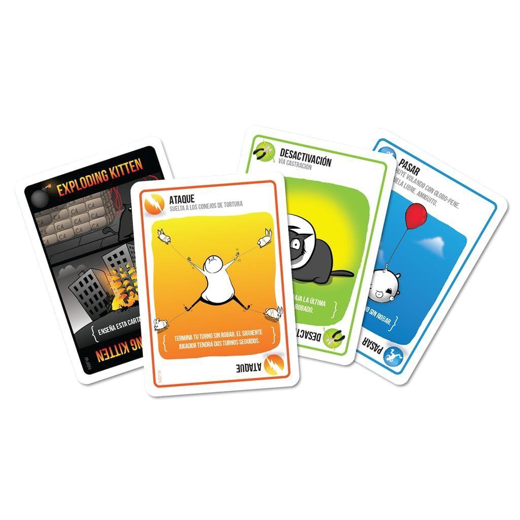 Juego De Cartas Exploding Kittens En Ingles-2