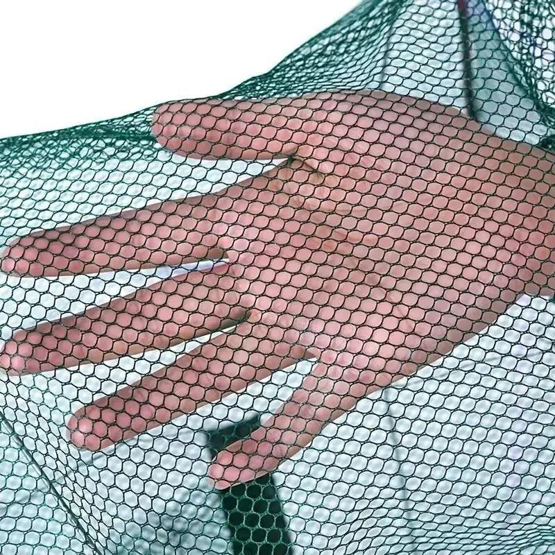 Malla Red Jaula Trampa Para Pesca Plegable De 2 Orificios-2