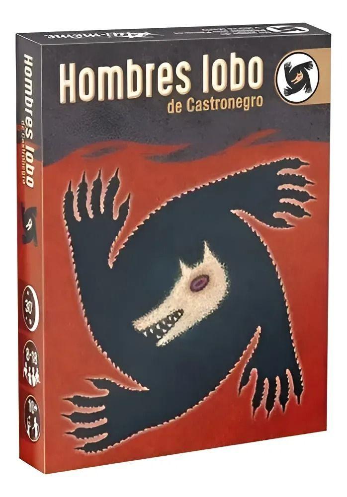 Juego De Cartas Mesa Hombre Lobo Castronegro Español Regalo-0