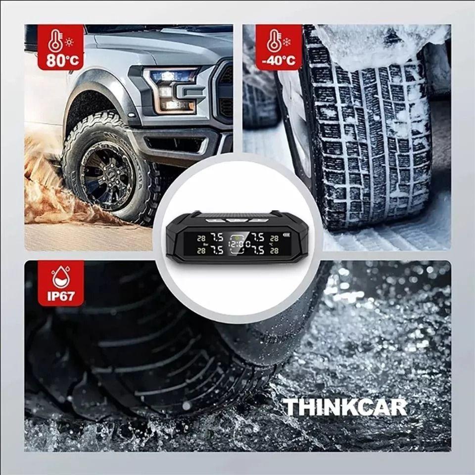 Sensor Solar Presion Neumaticos De Auto 6 Sensores-4