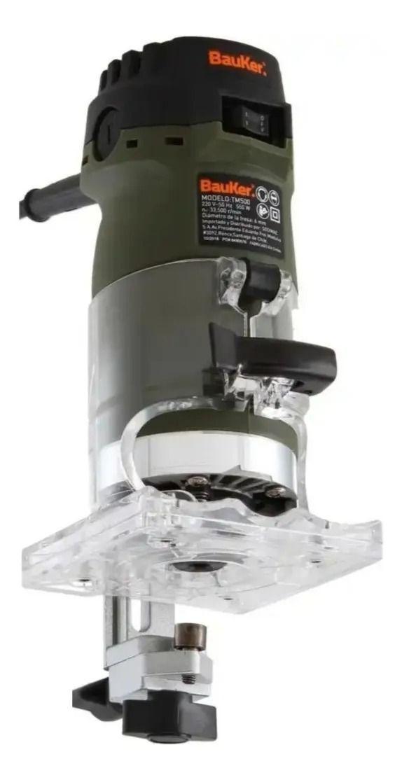 Fresadora Eléctrica 500 W 1/4 Bauker-1