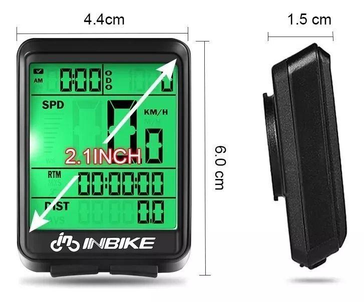 Ciclocomputador Velocímetro Bicicleta Inalámbrico Inbike-2