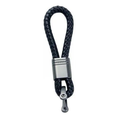 Llavero De Cuerda Cuero Pu Tejido Accesorio Moda Coche Auto-2