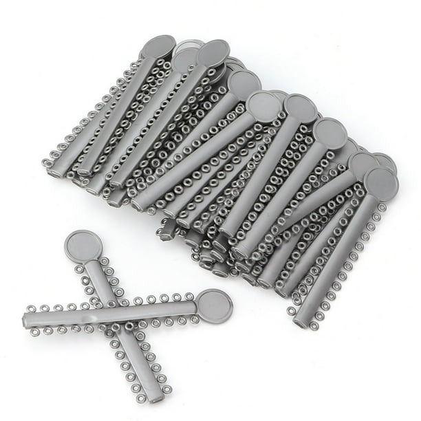 Pack Bandas Ligaduras Elásticos Ortodoncia Color Gris-3