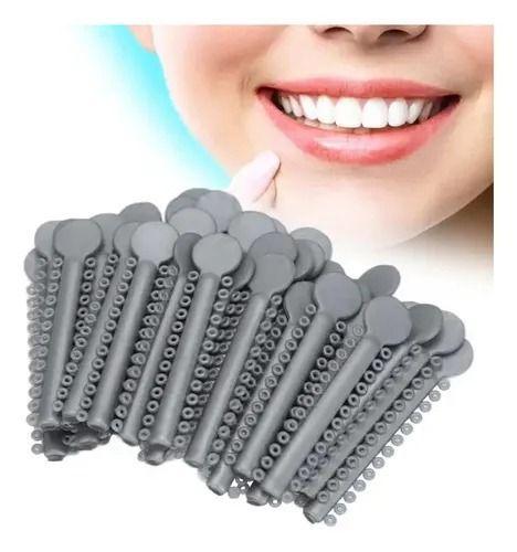 Pack Bandas Ligaduras Elásticos Ortodoncia Color Gris-4