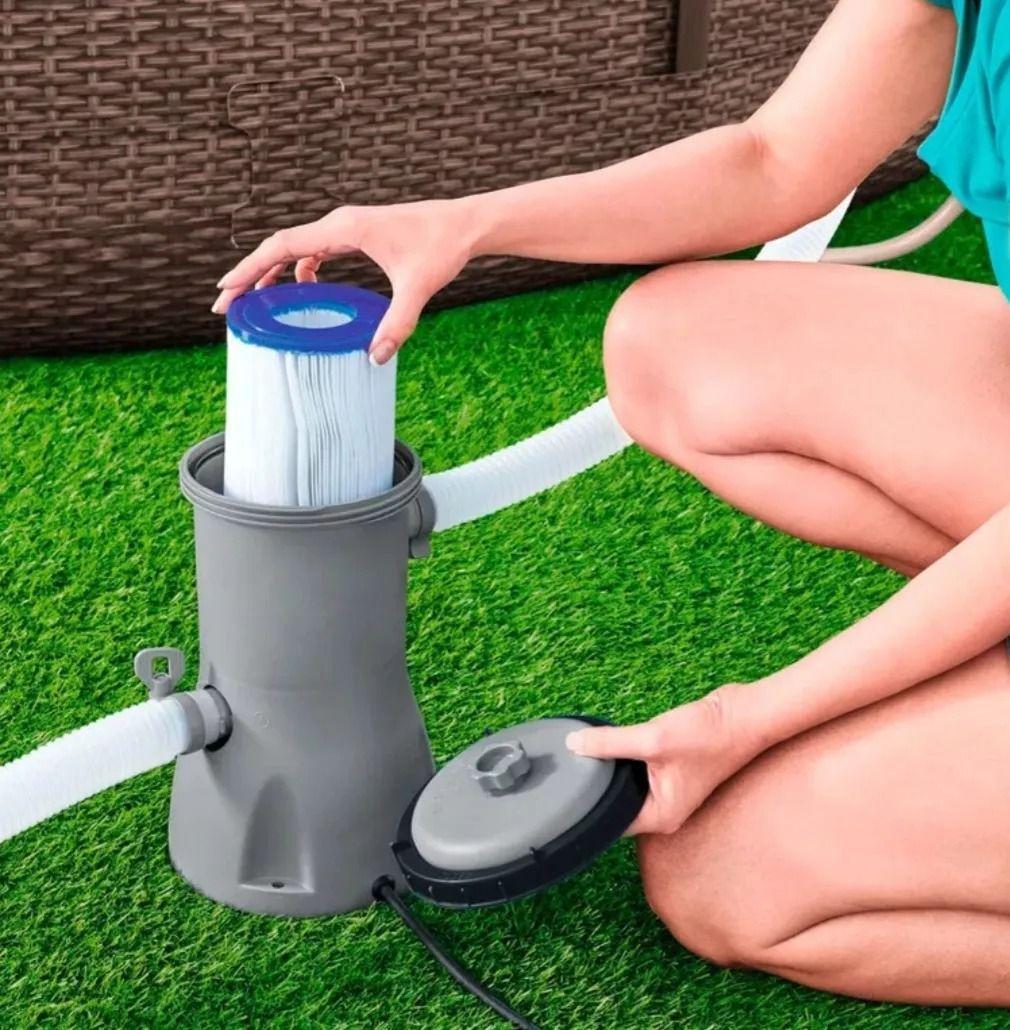 Bomba Para Piscina Con Filtro 3028lt/hora 220v Bestway-3
