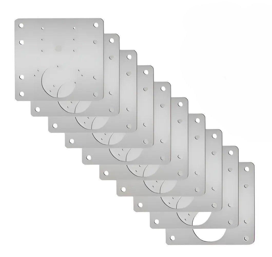 Platinas Para Reparación De Bisagra Puerta  -2