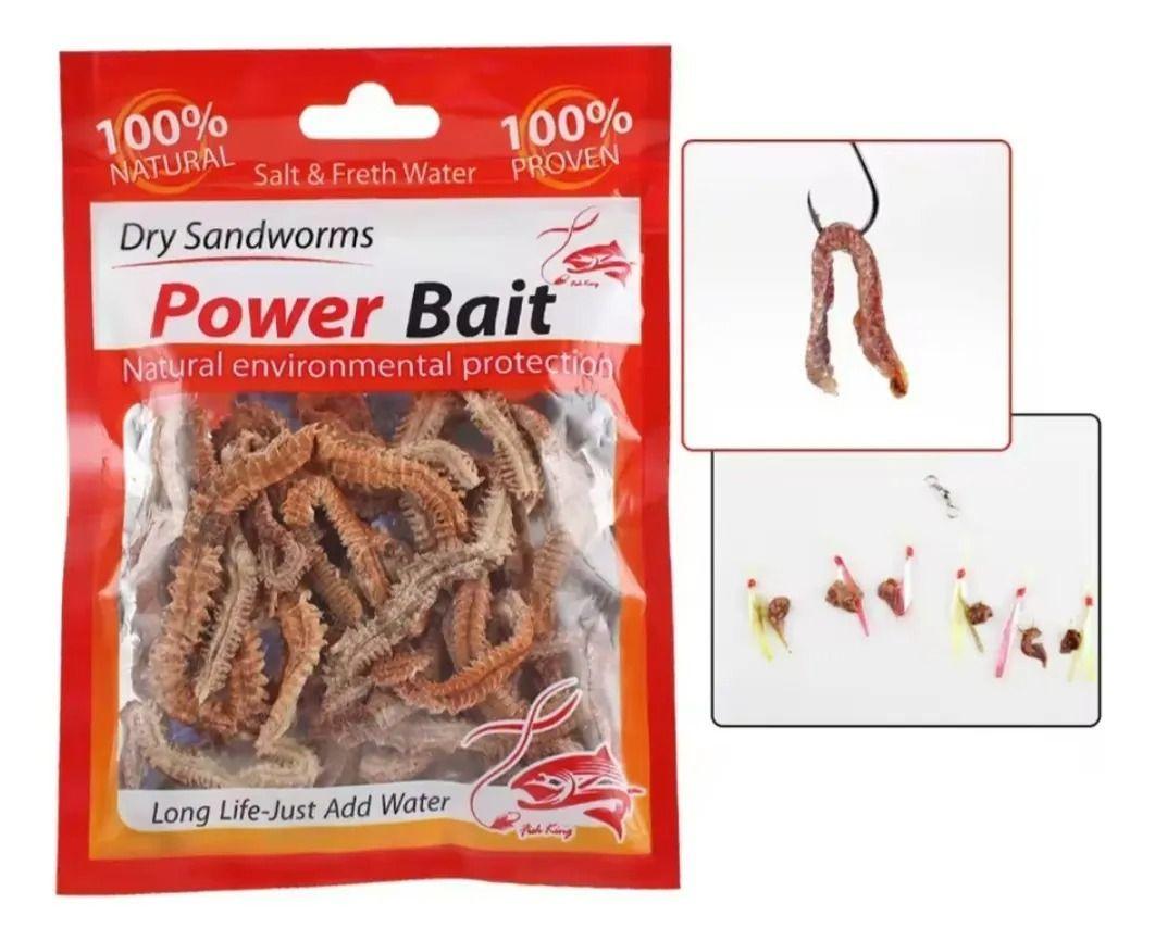 Señuelos Carnada De Pesca Lombriz Wuaple 6 Gramos-2