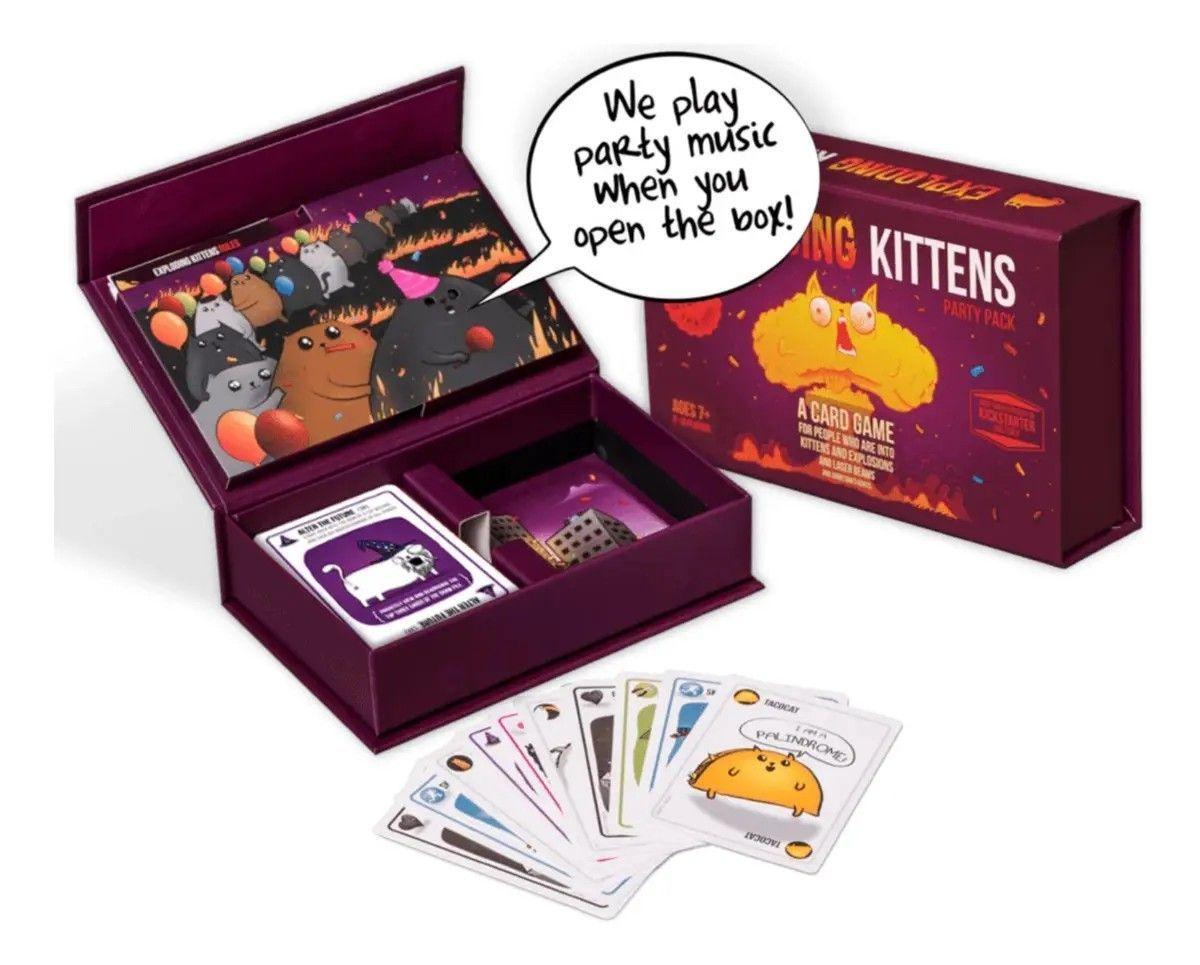 Juego De Mesa Exploding Kittens Party Pack-4