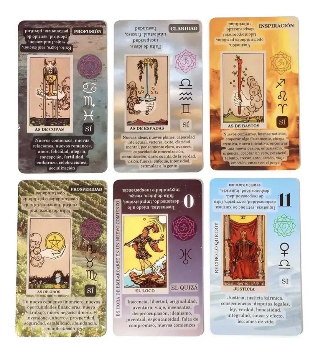 Cartas Tarot Rider Waite Con Descripción Español-2